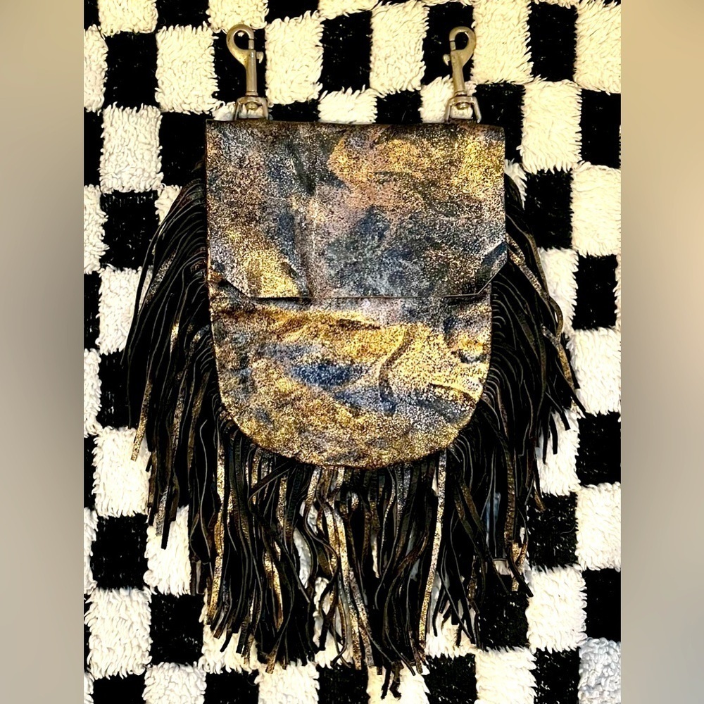 Festival Leather Belt Loop Bag